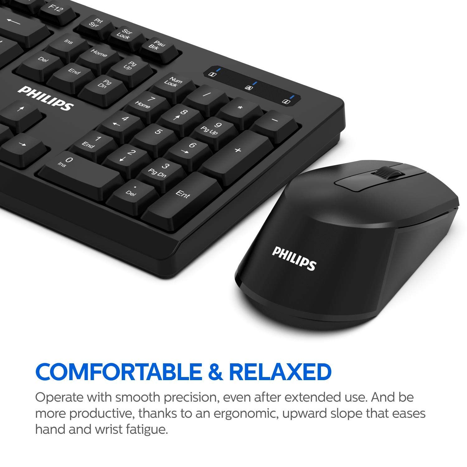 Amazon.com: PHILIPS Wireless Keyboard and Mouse Combo | Optimized